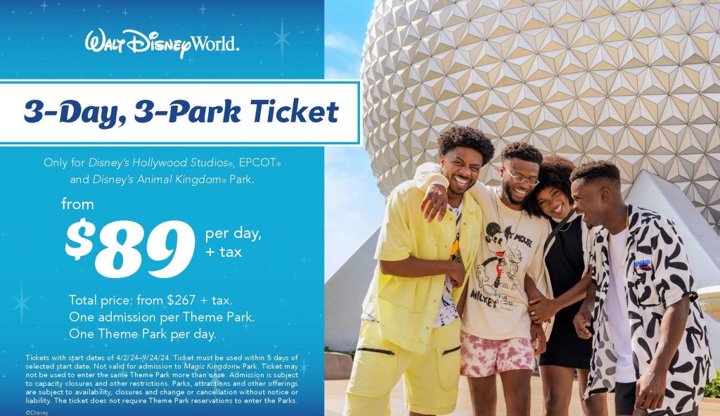 2024 Spring & Summer Walt Disney World Ticket Offers Magical Fairy Travel